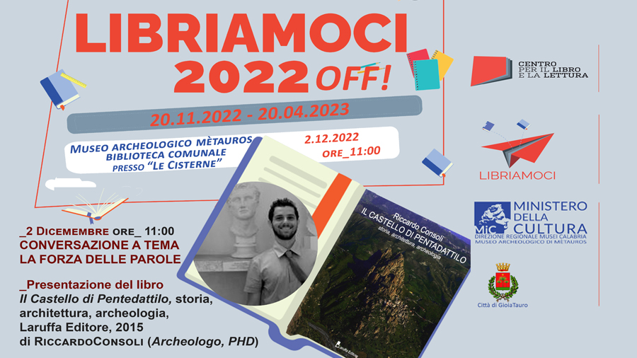 "LIBRIAMOCI OFF" al Museo archeologico di Métauros